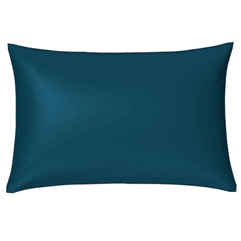 The Highest 40mm 100% Mulberry Silk Pillowcase Color Peacock Blue