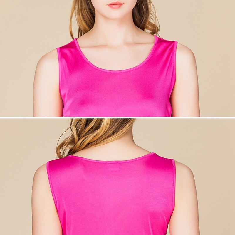 Women's 100% Mulberry Silk Knitted Tank Top