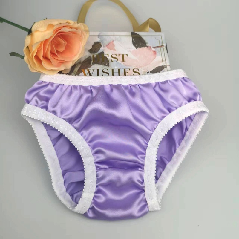Girl's 100% Mulberry Silk Panties For 14 12 10 8 7 Year Old
