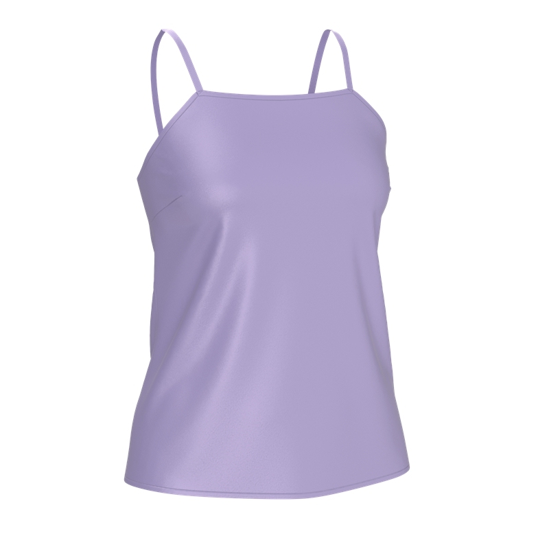 Lilac Silk Camisole Tops