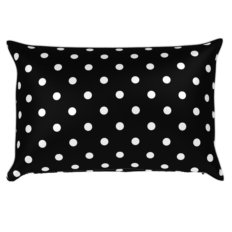 Polka Dot Silk Pillowcase