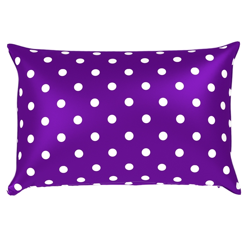 Polka Dot Silk Pillowcase
