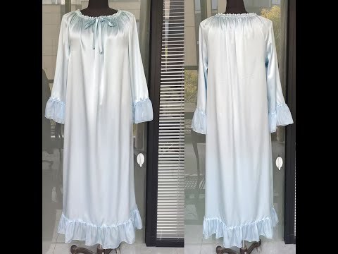 Red Silk Kaftan For Women