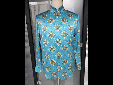 Women's Silk Christmas Shirts