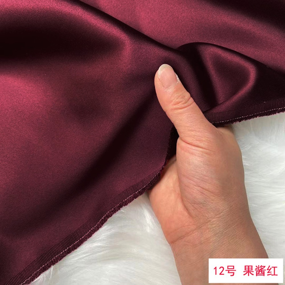 40 Momme 100% Mulberry Silk Charmeuse Fabric 45" Wide