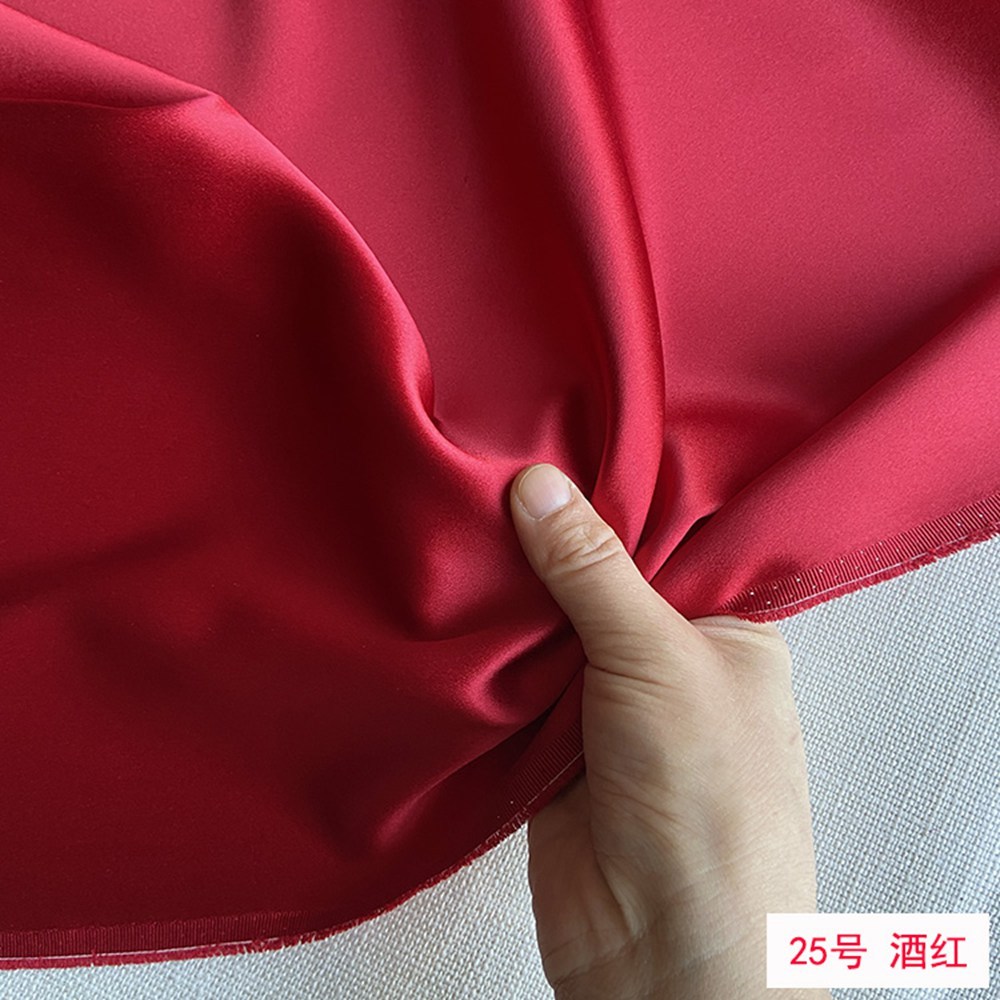 40 Momme 100% Mulberry Silk Charmeuse Fabric 45" Wide