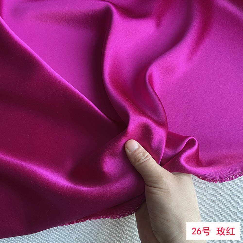 40 Momme 100% Mulberry Silk Charmeuse Fabric 45" Wide