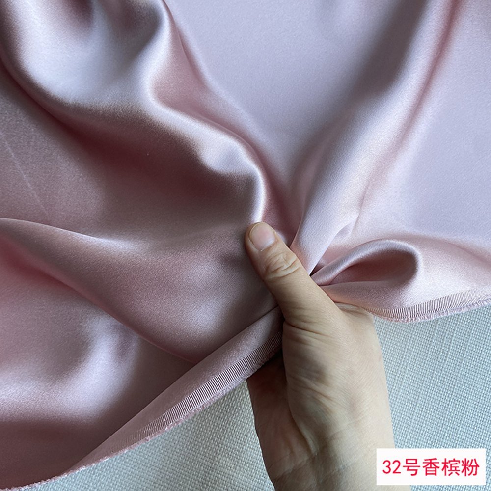 40 Momme 100% Mulberry Silk Charmeuse Fabric 45" Wide