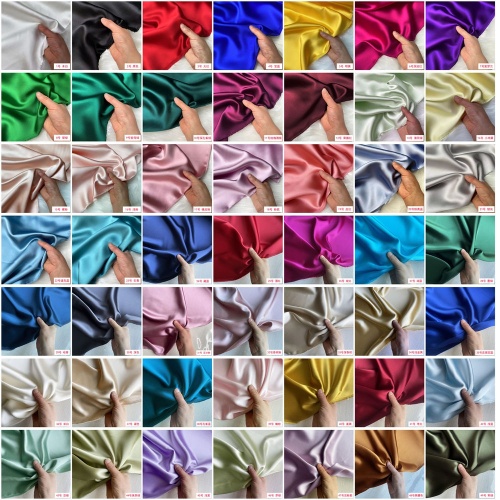 40 Momme 100% Mulberry Silk Charmeuse Fabric 45" Wide