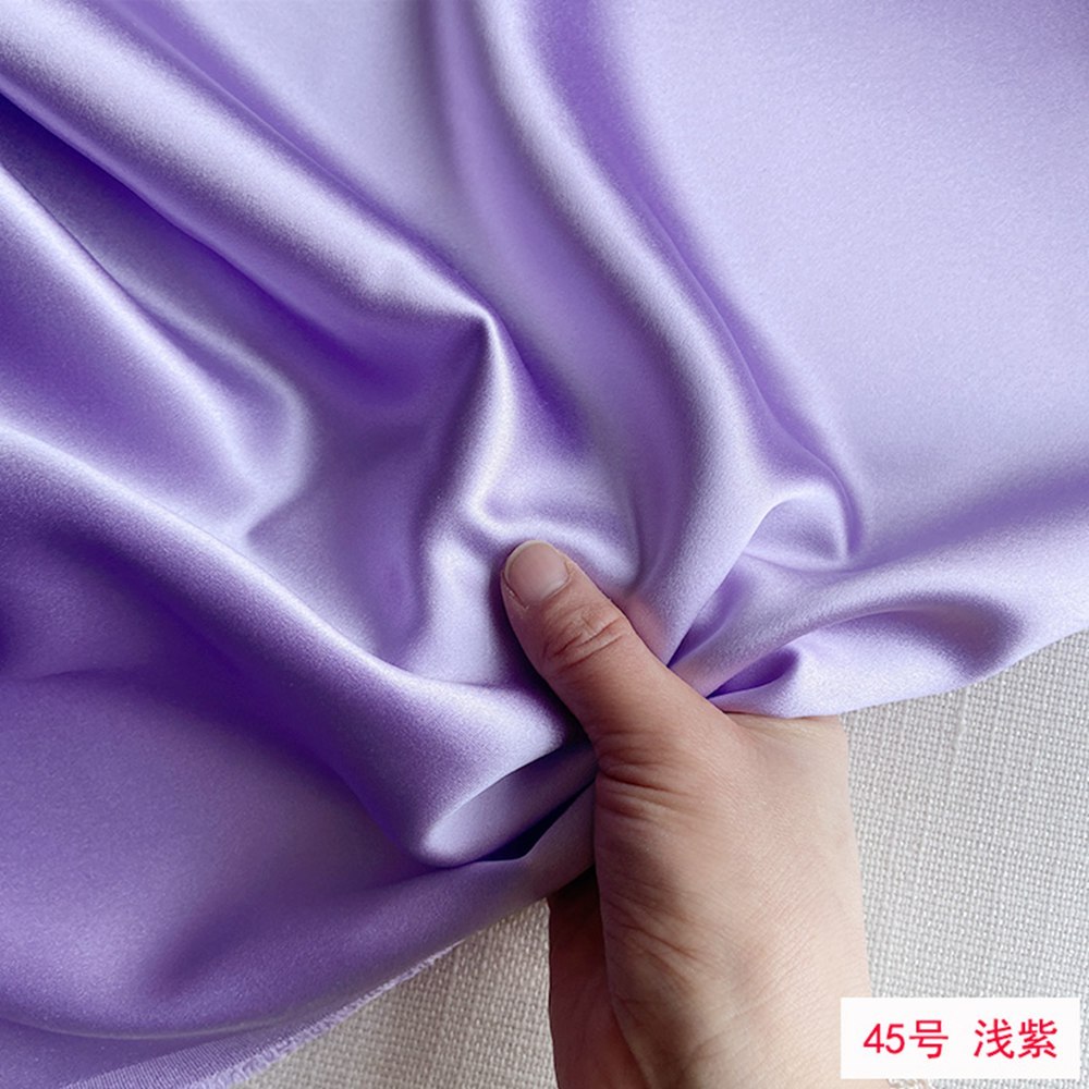 40 Momme 100% Mulberry Silk Charmeuse Fabric 45" Wide