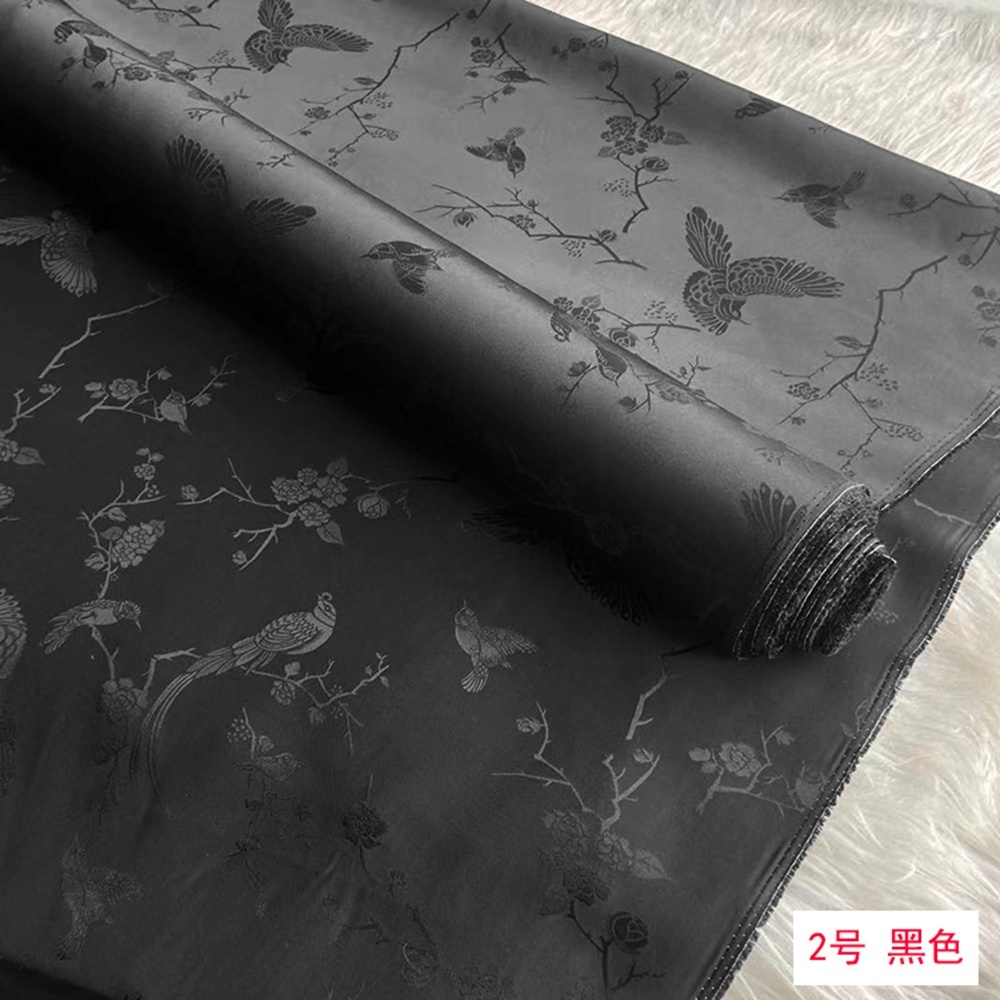 30mm 100% Mulberry Silk Jacquard Fabric 45" Wide