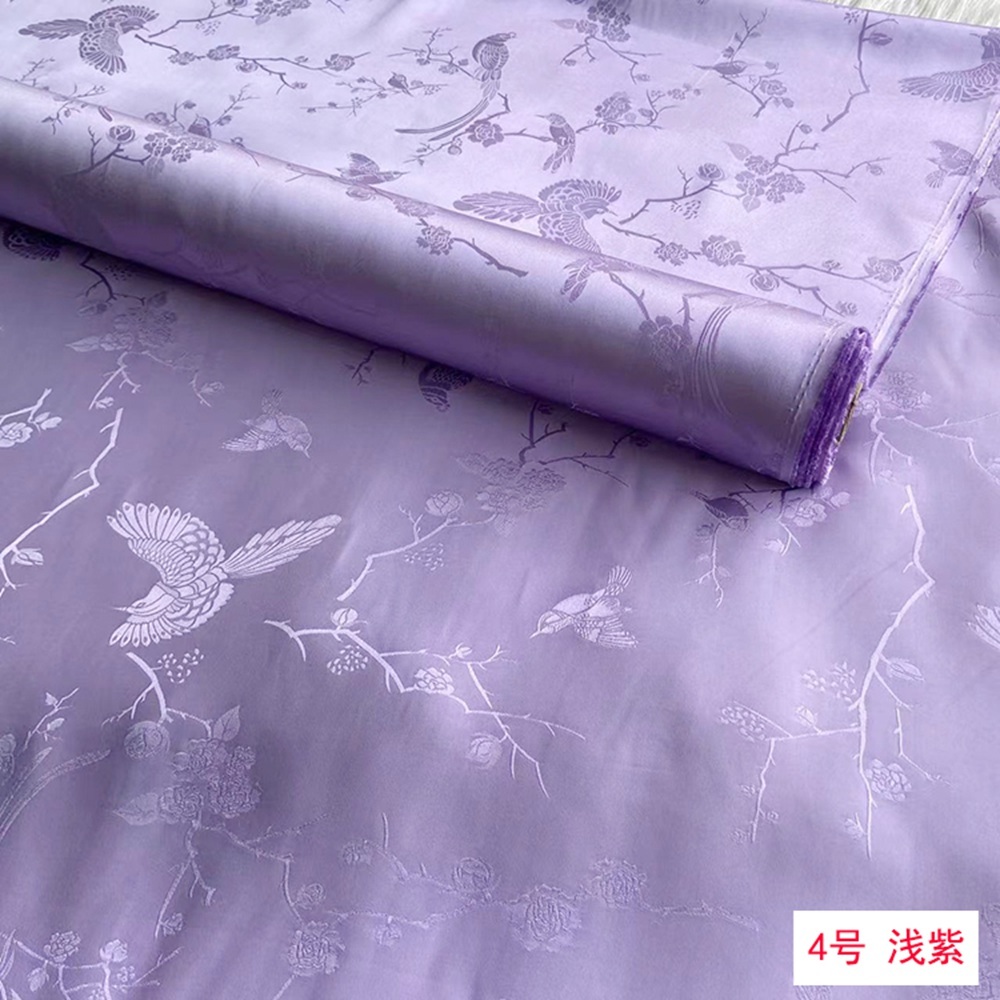 30mm 100% Mulberry Silk Jacquard Fabric 45" Wide