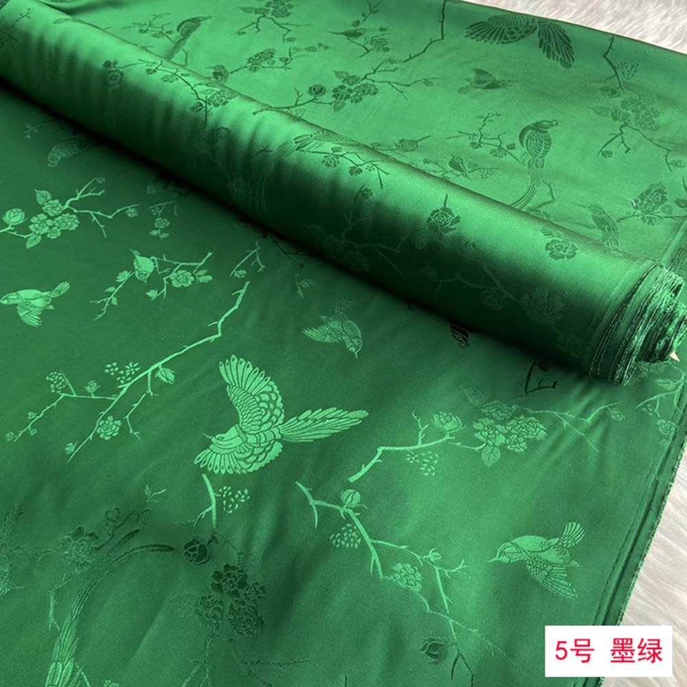 30mm 100% Mulberry Silk Jacquard Fabric 45" Wide