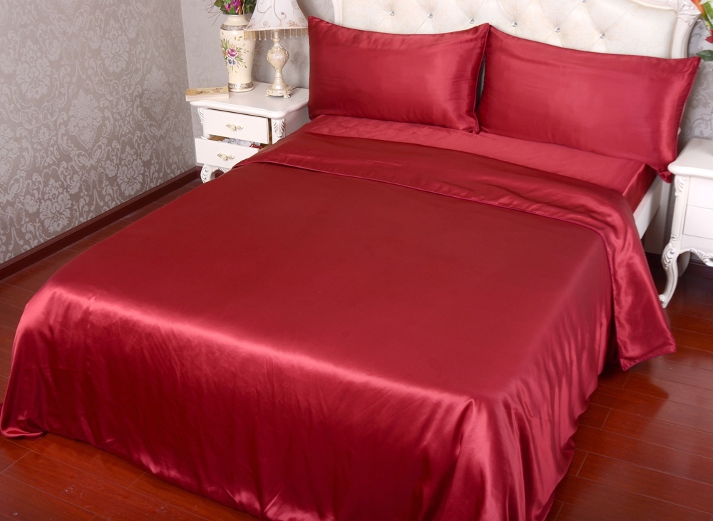 30mm 100% Mulberry Silk 110 Inches Extra Wide Fabric For Bedding By Half Yard
