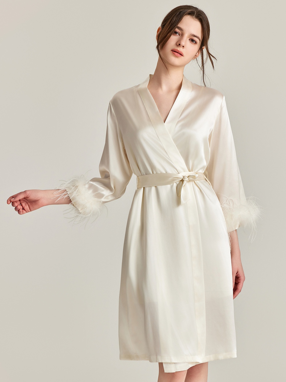 Women's 100% Silk Robes And Gowns Sets Women's 100% Silk Robes And Gowns Sets