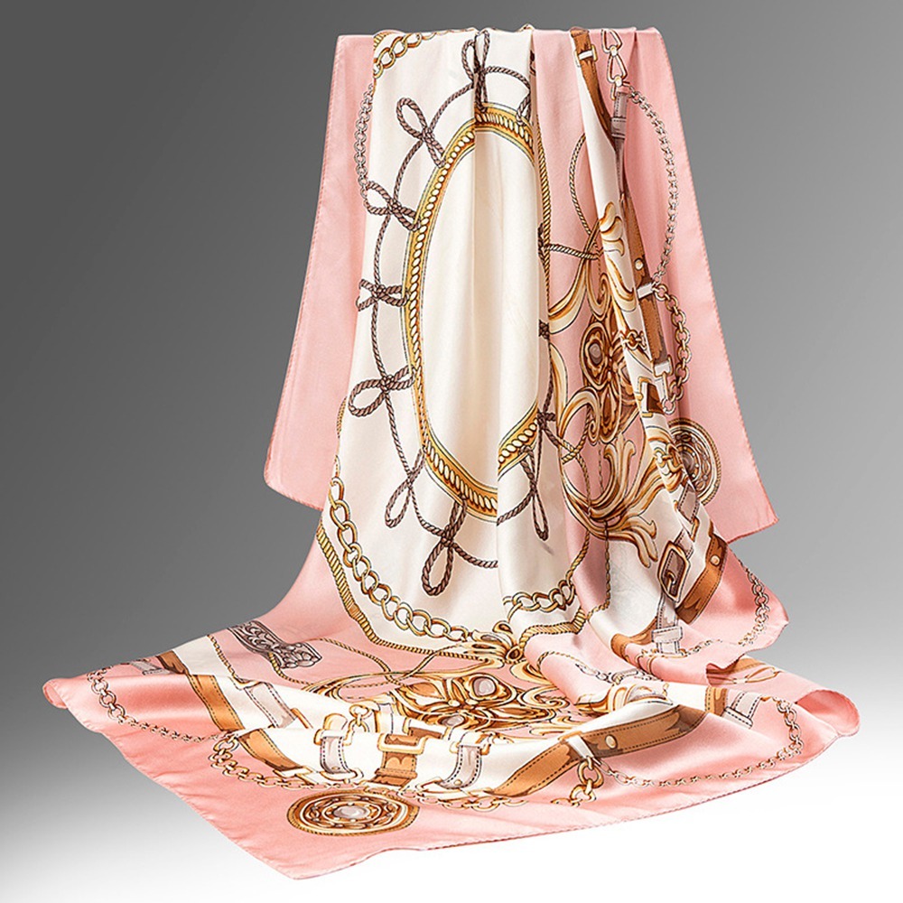 100% Silk Floral Scarves