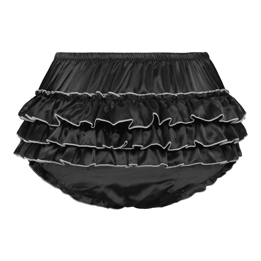 Ladies Frilly Silk French Knickers