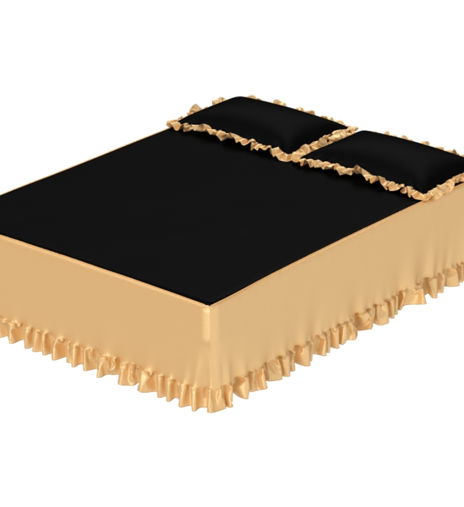 Silk Fitted Sheet Bed Skirt