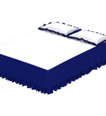 White & Navy Blue