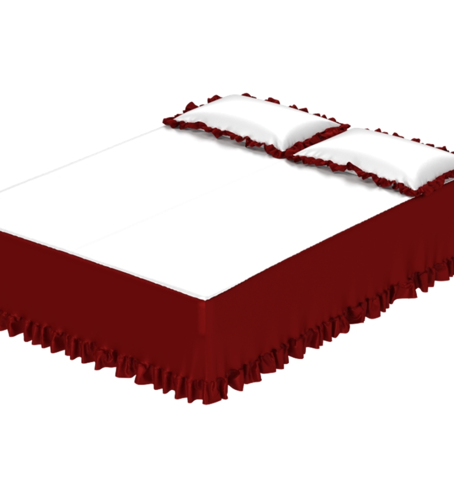 Silk Fitted Sheet Bed Skirt