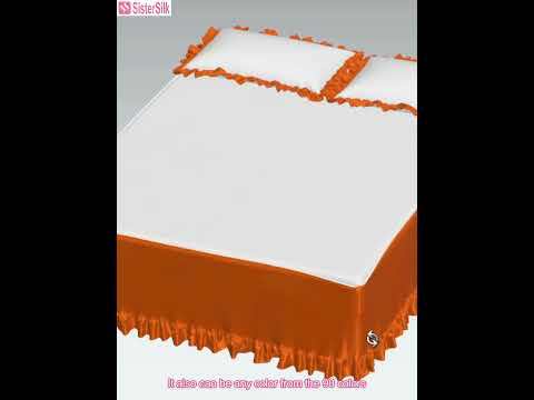 Silk Fitted Sheet Bed Skirt