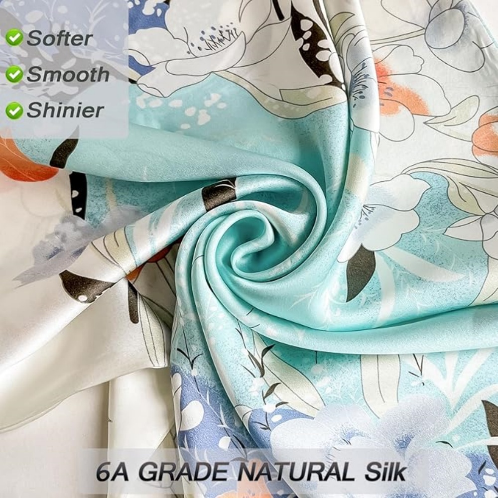 Floral Silk Pillowcase