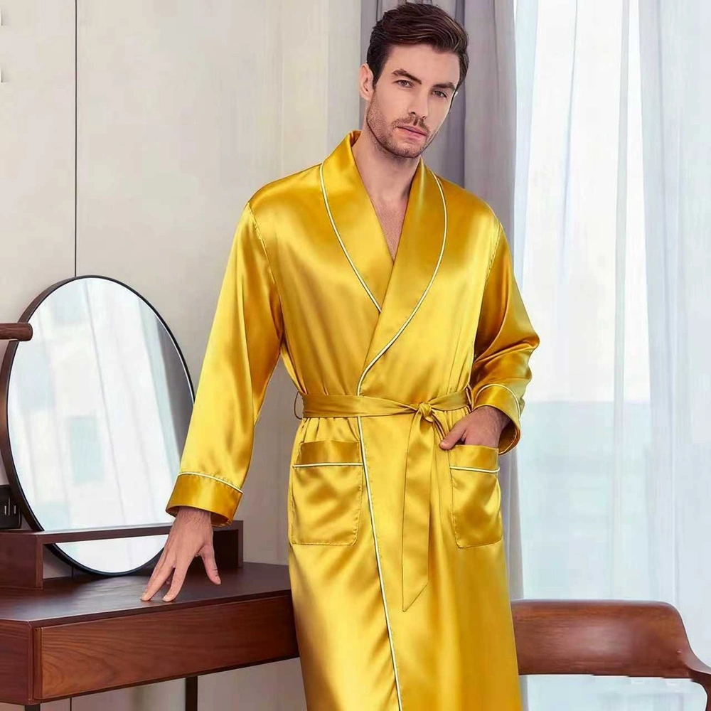 Men's Silk Dressing Gown