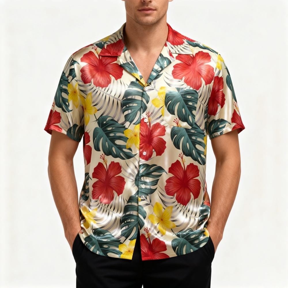 Men's Silk Aloha Shirt