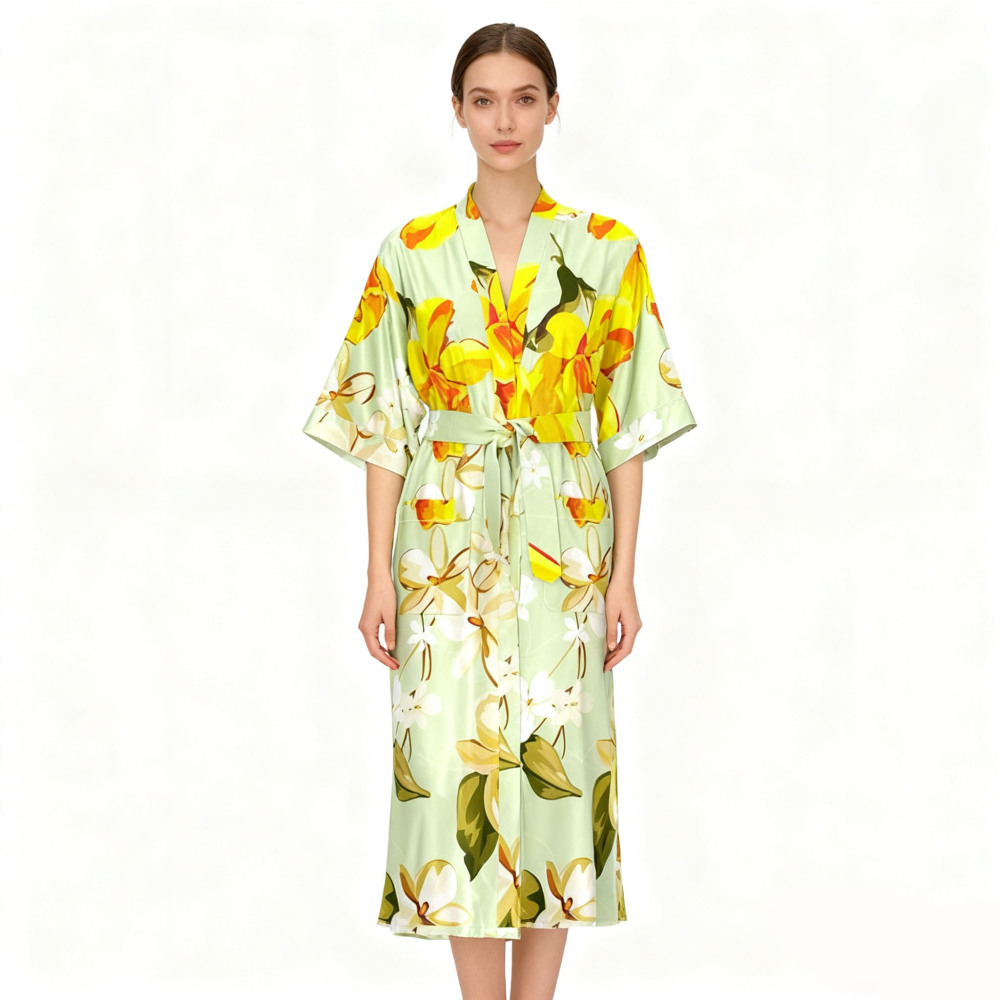 Silk Floral Kimono