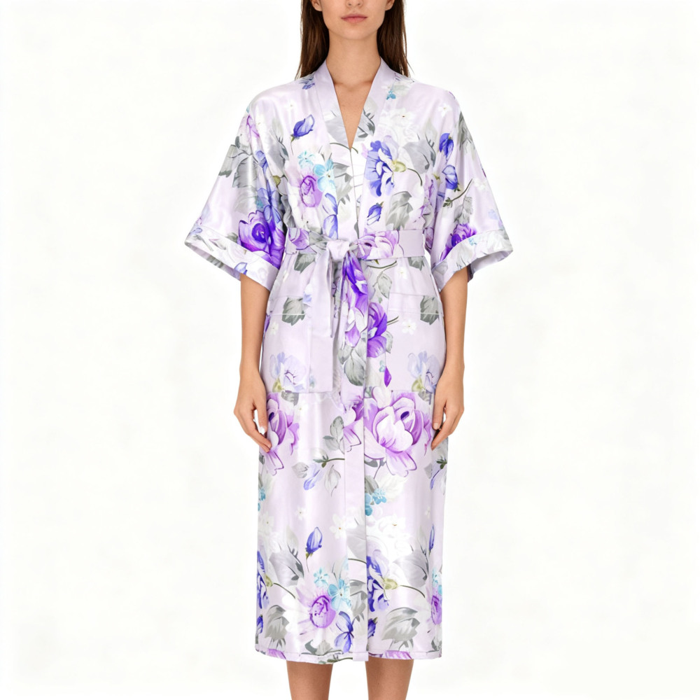Silk Floral Kimono