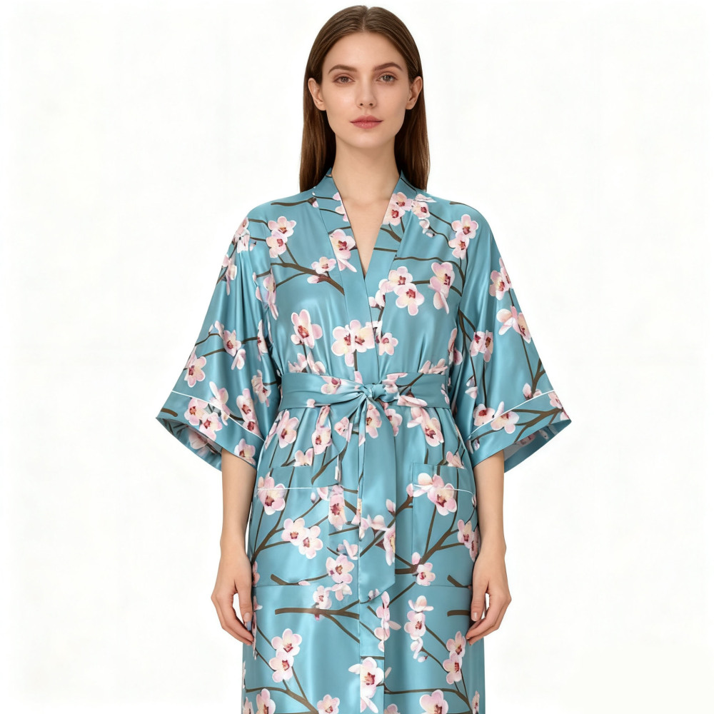 Silk Floral Kimono