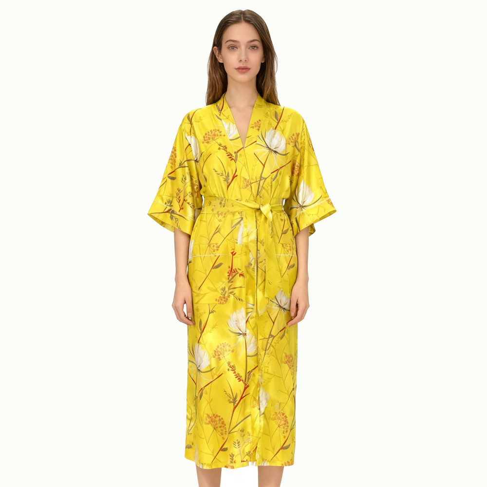 Silk Floral Kimono
