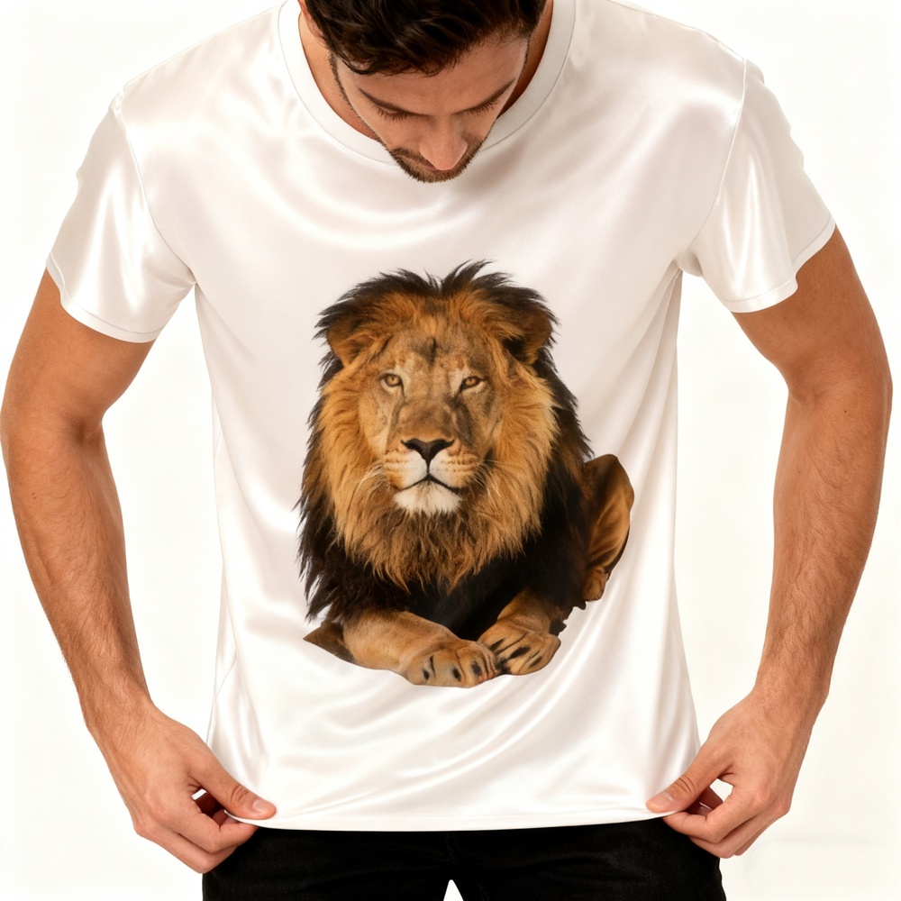 Men's Lion King Silk T Shirts