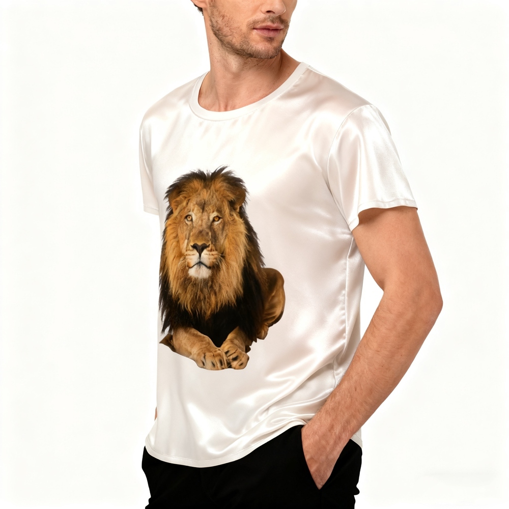 Men's Lion King Silk T Shirts