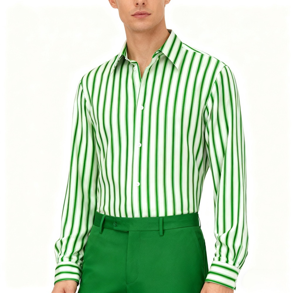 Men's Striped Silk Shirts