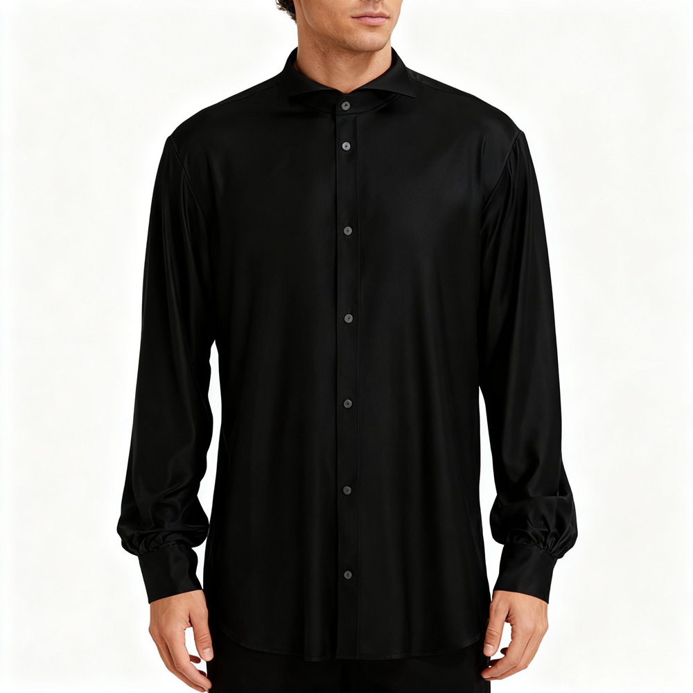Men's Silk Wing Tip Collar Shirts