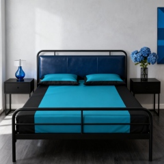 Black & Peacock Blue