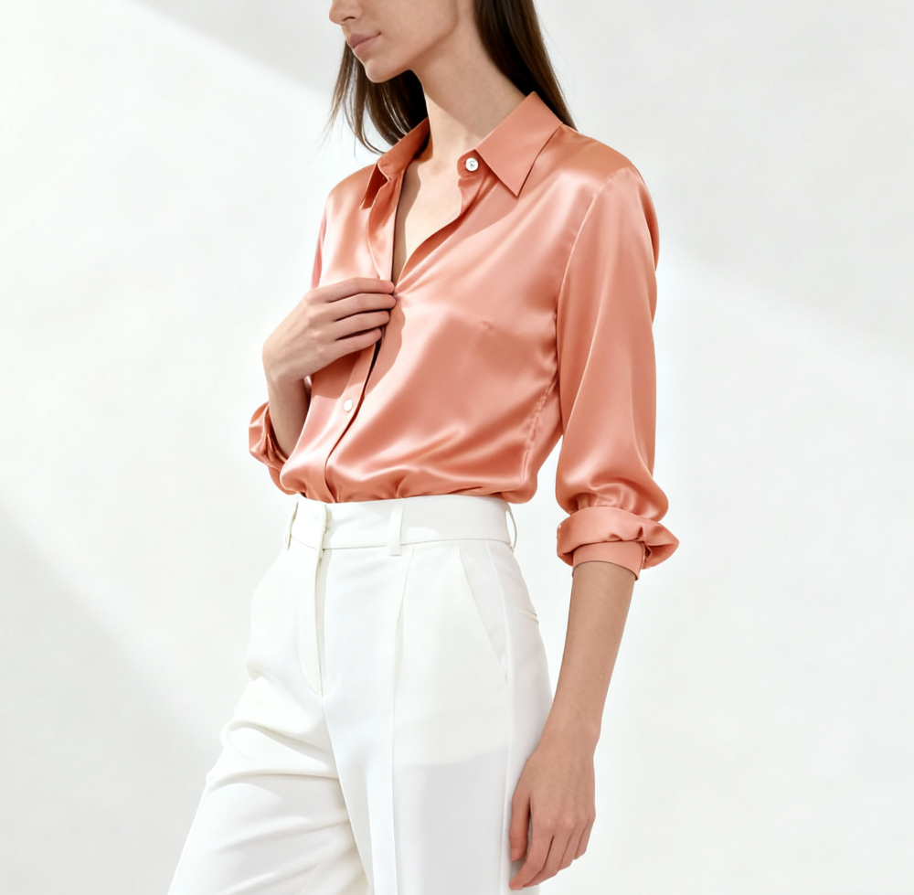 Women's Silk Fitted Shirts