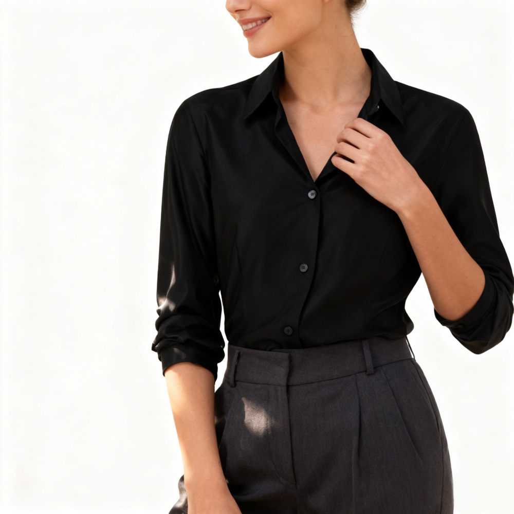 Women's Silk Fitted Shirts