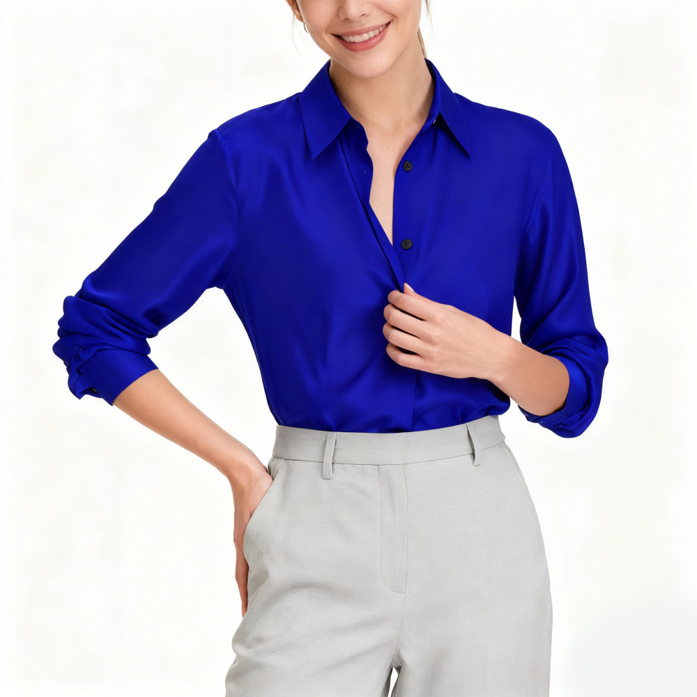 Women's Silk Fitted Shirts