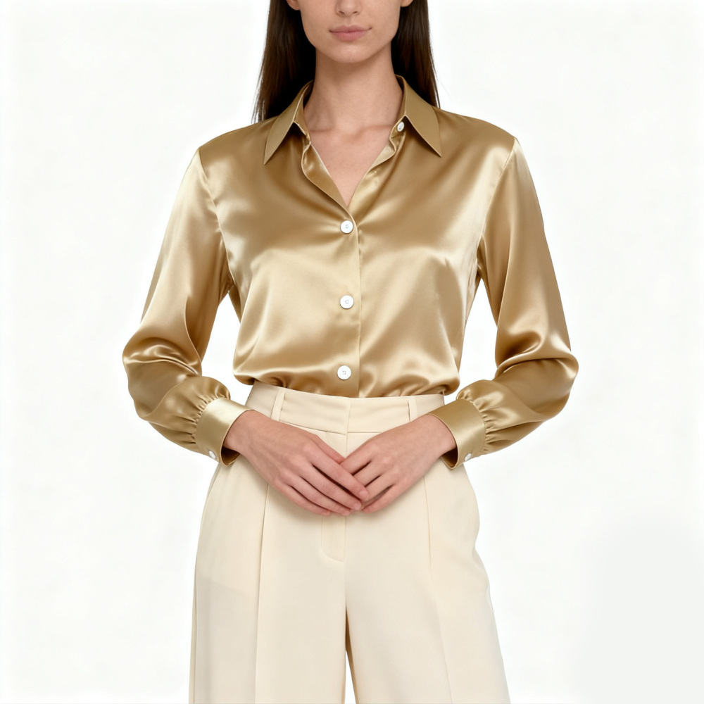 Women's Silk Fitted Shirts