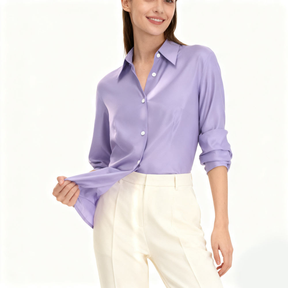 Women's Silk Fitted Shirts