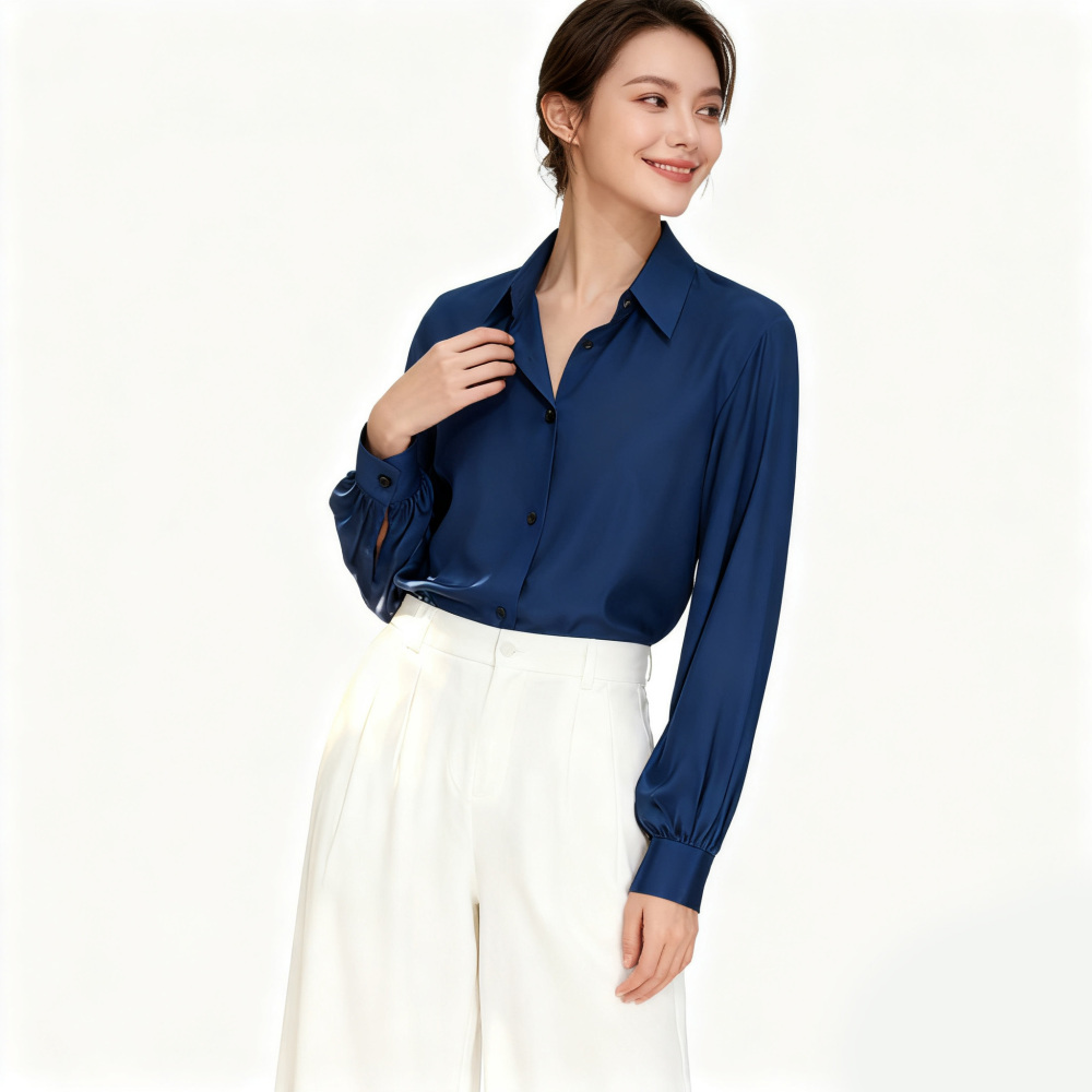 Women's Silk Fitted Shirts