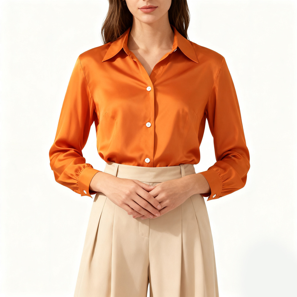 Women's Silk Fitted Shirts