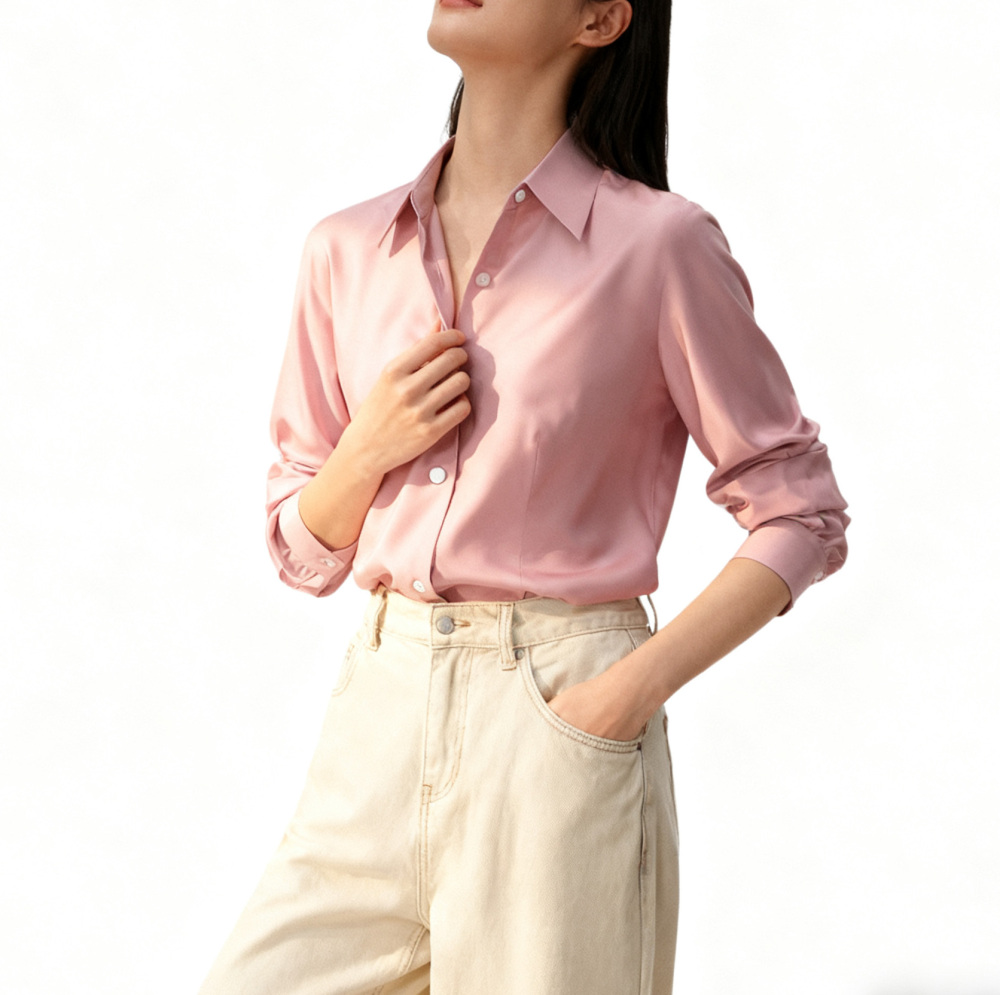 Women's Silk Fitted Shirts