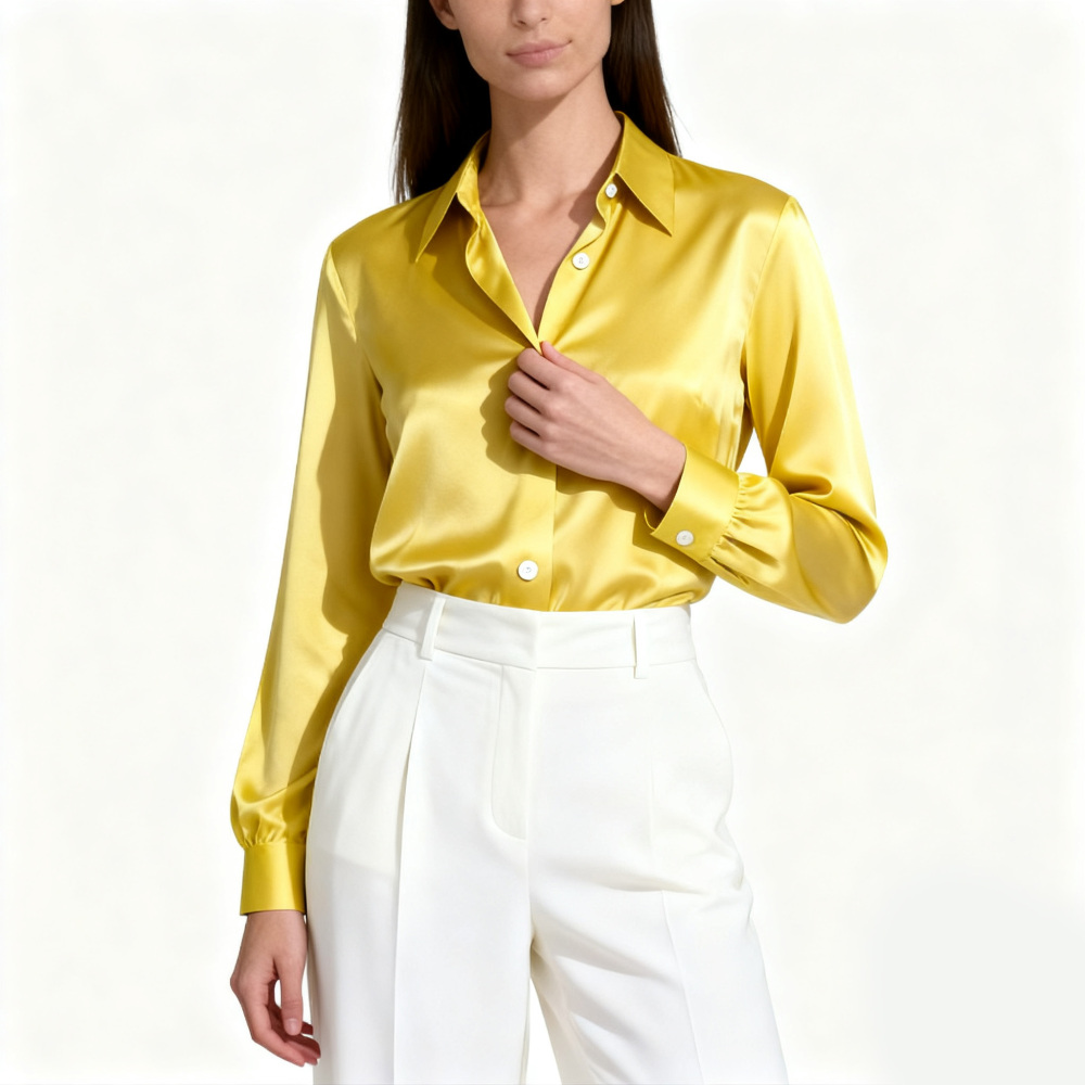 Women's Silk Fitted Shirts