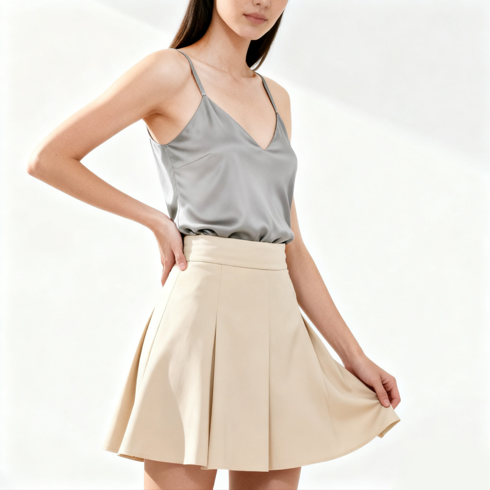 100% Silk V Neck Camisole