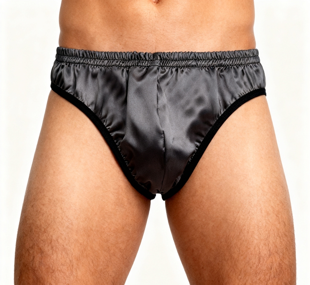 Men's 30 Momme Heavy Weight Mulberry Silk Briefs With Pocket