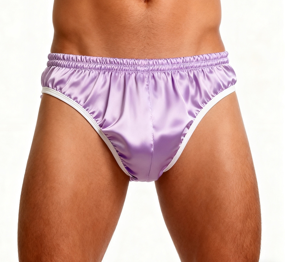 Men's 30 Momme Heavy Weight Mulberry Silk Briefs With Pocket