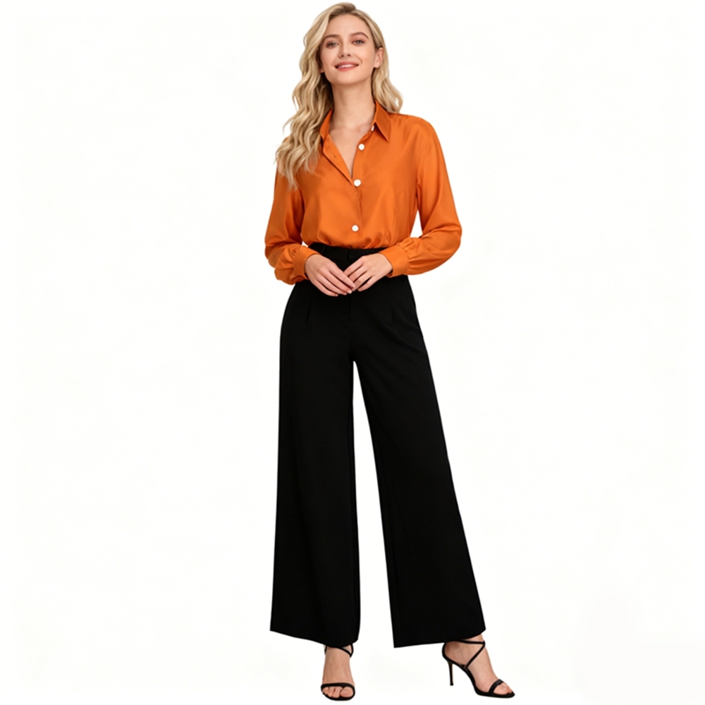Silk Slim Fit Shirt Women's